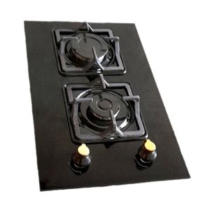 اجاق گاز صفحه‌ای دو شعله هاکان مدل شیشه ای m5