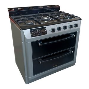اجاق گاز کابینتی پنج شعله جنرال پارس مدل mx5s gp t صفحه لعاب