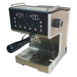 اسپرسوساز 1250 میلی‌لیتری تیوارکس مدل tx 7170 plus با مصرف پودر قهوه مناسب تهیه اسپرسو امریکانو و لانگو دارای 2 عدد نازل قهوه حالت آماده به کار سیستم pre infusion مکانیزم نظافت خودکار سیستم گرم کردن فنجان سینی چکه گیر