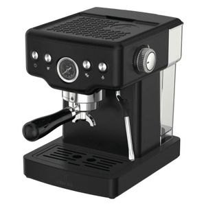 اسپرسوساز 1500 میلی‌لیتری مباشی مدل me ecm2111 با مصرف پودر قهوه مناسب تهیه اسپرسو کاپوچینو کافه لاته امریکانو و موکا دارای 1 عدد نازل قهوه حالت آماده به کار سیستم گرم کردن فنجان تنظیم میزان بخاردهی