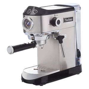 اسپرسوساز خانگی 1000 میلی‌لیتری تکنو مدل te 820 مناسب تهیه اسپرسو کاپوچینو و کافه لاته موکا و امریکانو دارای 1 عدد نازل قهوه سینی چکه گیر