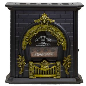 بخاری گازی بهکاران مدل شومینه گارد دار طرح پرنس کد t 28000