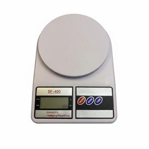 ترازو آشپزخانه دیجیتال مدل sf 400 حداکثر ظرفیت قابل اندازه‌گیری 10 کیلوگرم با دقت اندازه‌گیری 1 گرم