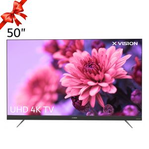 تلویزیون ال ای دی هوشمند ایکس ویژن مدل 50xtu835 سایز 50 اینچ به همراه اشتراک سه ماهه فیلیمو