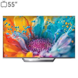 تلویزیون کیو ال ای دی هوشمند آیوا مدل zq c3h gray سایز 55 اینچ