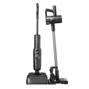جارو شارژی عصایی روبوراک مدل a30 pro steam combo با قدرت مکش 20000 پاسکال قابلیت جارو دستی و تی‌کشی مرطوب هم‌زمان باتری لیتیومی 4000 میلی‌آمپر ساعت سیستم فیلتراسیون چندمرحله‌ای و خشک‌کن خودکار غلتک‌ها
