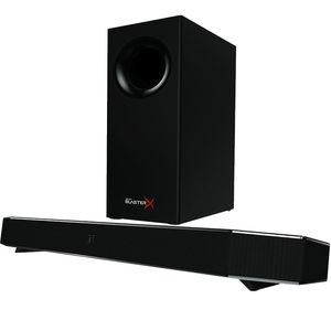 ساندبار کریتیو مدل sound blasterx katana با توان خروجی 75 وات