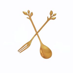 ست قاشق و چنگال 2 پارچه طرح گندم