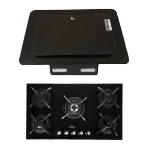 ست هود و اجاق گاز صفحه ای زرتوس مدل zg810