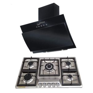 ست هود و اجاق گاز صفحه ای زرتوس مدل zs9001