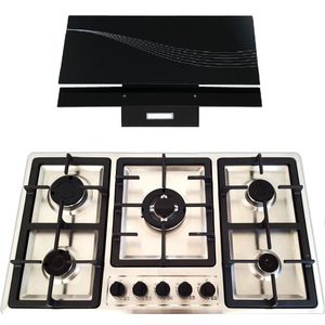 ست هود و اجاق گاز صفحه ای مدل s6