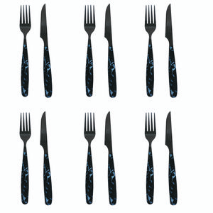 ست کارد و چنگال میوه خوری 12 پارچه کد ro71