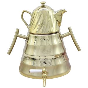 ست کتری و قوری راد مدل هرمی دسته مفتولی