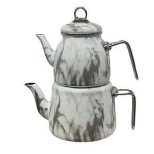ست کتری و قوری پاچی مدل emaye 80