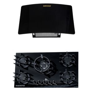 ست گاز و هود زرتوس مدل zg6015008