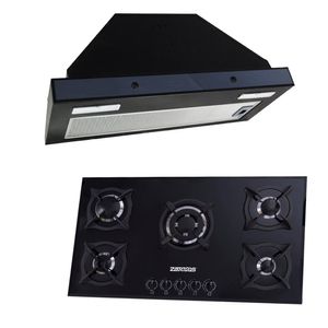 ست گاز و هود زرتوس مدل zg755080