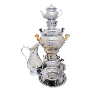 سرویس سماور گازی زرین مدل norsha1 ظرفیت 6 لیتر