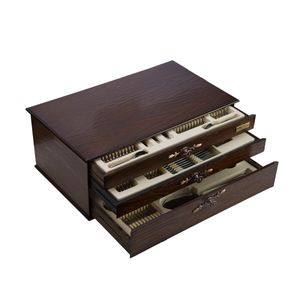 سرویس قاشق و چنگال 116 پارچه ناب استیل مدل palermo