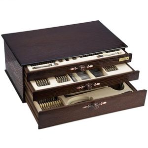 سرویس قاشق و چنگال 116 پارچه ناب استیل مدل venice