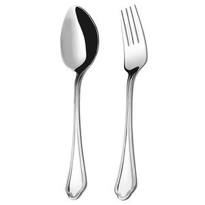 سرویس قاشق و چنگال 12 پارچه ناب استیل مدل venice