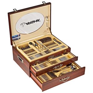 سرویس قاشق و چنگال 133 پارچه عرشیا مدل tm1401s
