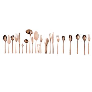 سرویس قاشق و چنگال 136 پارچه ناب استیل مدل felorance pvd