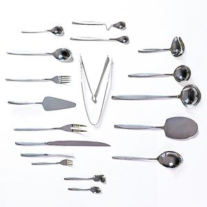 سرویس قاشق و چنگال 143 پارچه اس جی کد 157