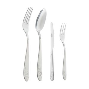 سرویس قاشق و چنگال 24 پارچه ناب استیل مدل imperial کد 310
