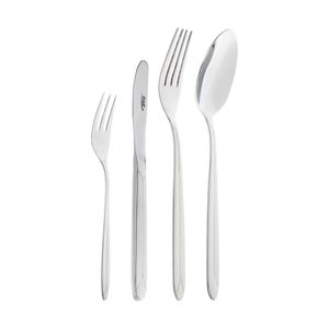 سرویس قاشق و چنگال 24 پارچه ناب استیل مدل palermo کد 310