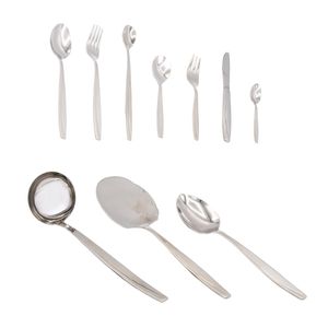سرویس قاشق و چنگال 45 پارچه درسا مدل دانیوخط دار