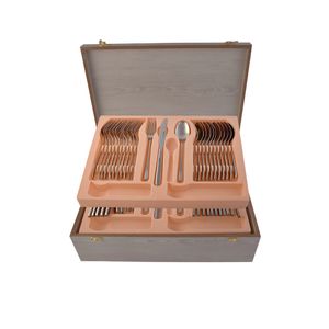 سرویس قاشق و چنگال 54 پارچه ام جی اس مدل dona(ch)001