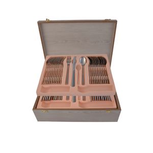 سرویس قاشق و چنگال 54 پارچه ام جی اس مدل shicago(ch)006