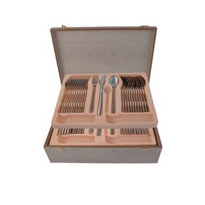 سرویس قاشق و چنگال 54 پارچه ام جی اس مدل shicago(ge)006