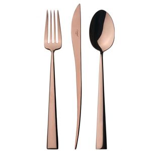 سرویس قاشق چنگال 24 پارچه کیوتی پل مدل duna pvd bronze کد 48411