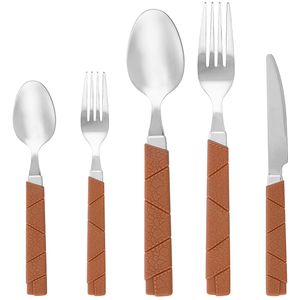 سرویس قاشق چنگال 30 پارچه سیلویا مدل 56 24 leather