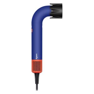 سشوار حرفه‌ای 1700 وات دایسون مدل supersonic r hd 18 موتور dc وزن 680 گرم دارای سری متمرکز‌کننده پهن سری شانه‌دار سری برس‌دار تخت خشک‌کن ملایم با ویژگی فرکنندگی صاف‌کنندگی حجم‌دهندگی با قابلیت باد سرد