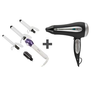 سشوار سورکر مدل dw 7281 به همراه فر کننده مو سورکر مدل hd 9201