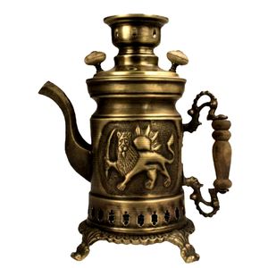 سماور ذغالی طرح قجری مدل l3 ظرفیت 2 لیتر