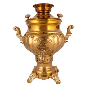 سماور زغالی جباری مدل کریستال کد 8 ظرفیت 6 لیتر