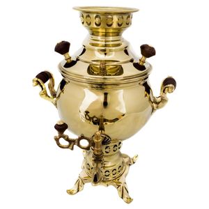 سماور زغالی زنجان مدل z 85 ظرفیت 3 لیتر