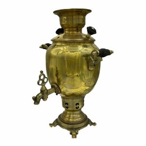 سماور زغالی مدل ساده کد s01 گنجایش 1.5 لیتر