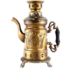 سماور زغالی مدل قلم ظرفیت 2 لیتر