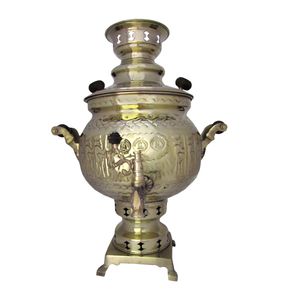 سماور زغالی مدل پارس ظرفیت 6 لیتر