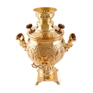 سماور زغالی کد 004 ظرفیت 4 لیتر