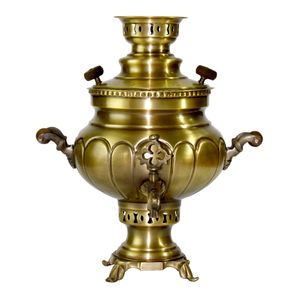 سماور زغالی کد 1000049 ظرفیت 6 لیتر