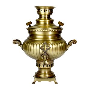 سماور زغالی کد 1000050 ظرفیت 6 لیتر