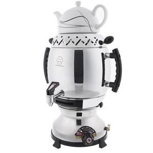 سماور گازسوز زمردیان مدل gt 160 ظرفیت 6 لیتر