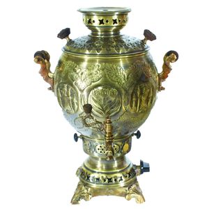 سماور گازی آریان کد 080010076 ظرفیت 6 لیتر