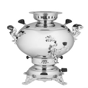 سماور گازی طاووس کد 3 134 گنجایش 6 لیتر