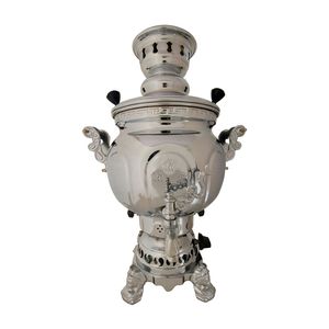 سماور گازی طغیان مدل آینه دار گنجایش 6 لیتر